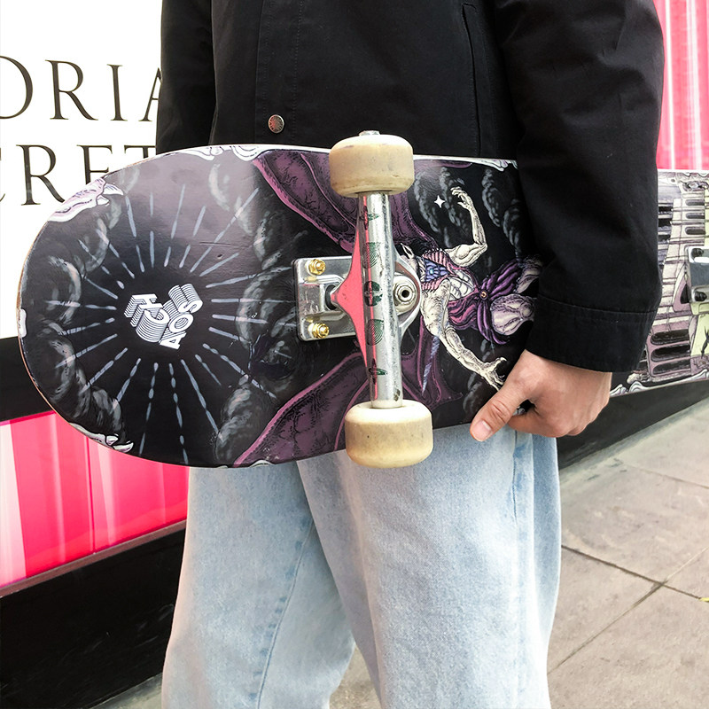 chaos混沌滑板初学者儿童童男女生青少年成人专业滑板