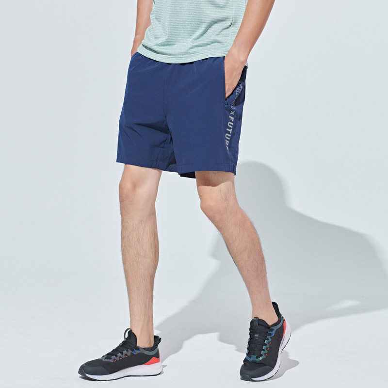 361短裤男春夏宽松透气男裤五分裤弹力梭织跑步健身运动裤子