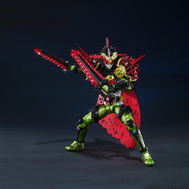 现货万代限定shf假面骑士bravo血红榴莲铠武手办