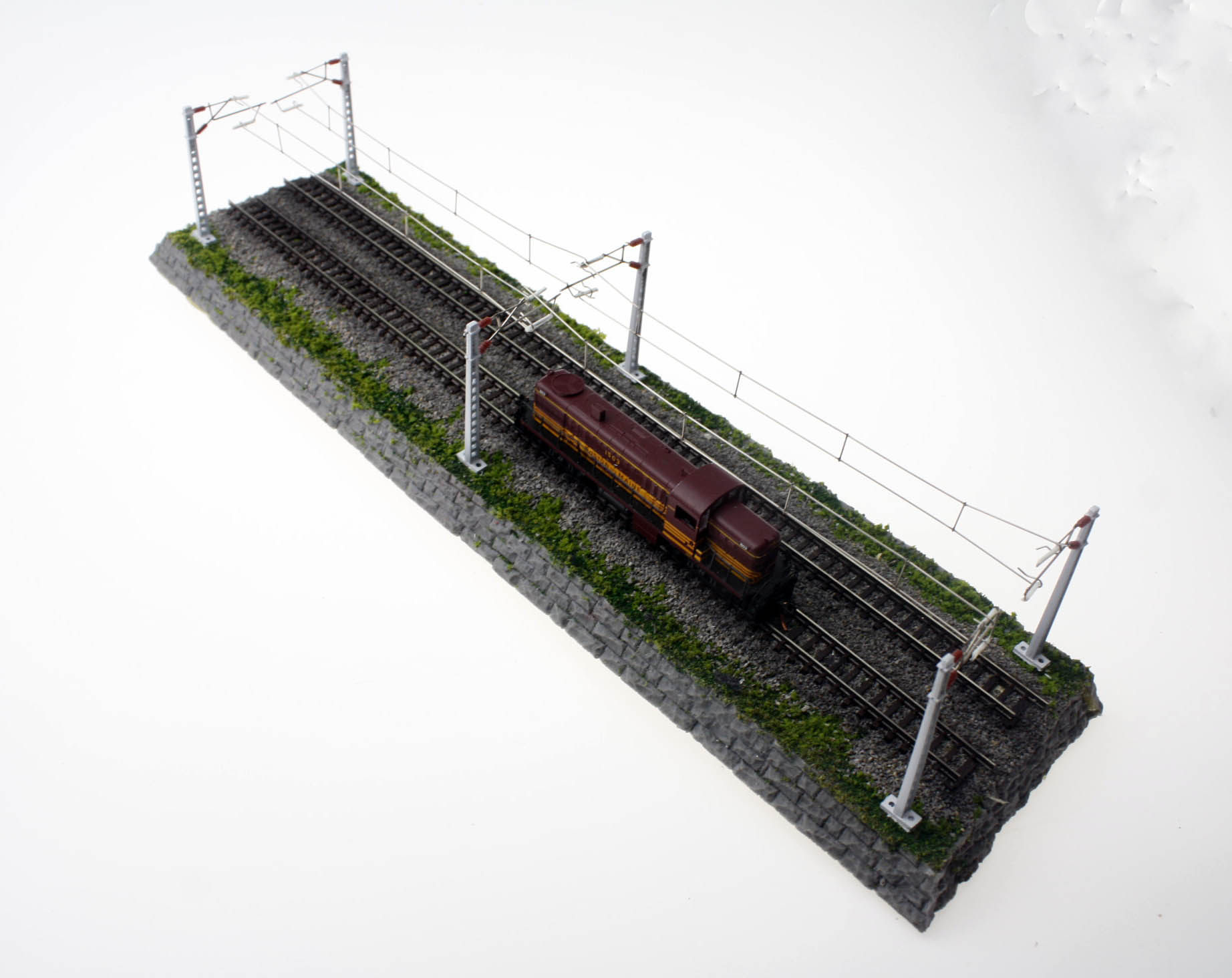 模型沙盘比例铁道微型车站铁路仿真火车轨道火车模型