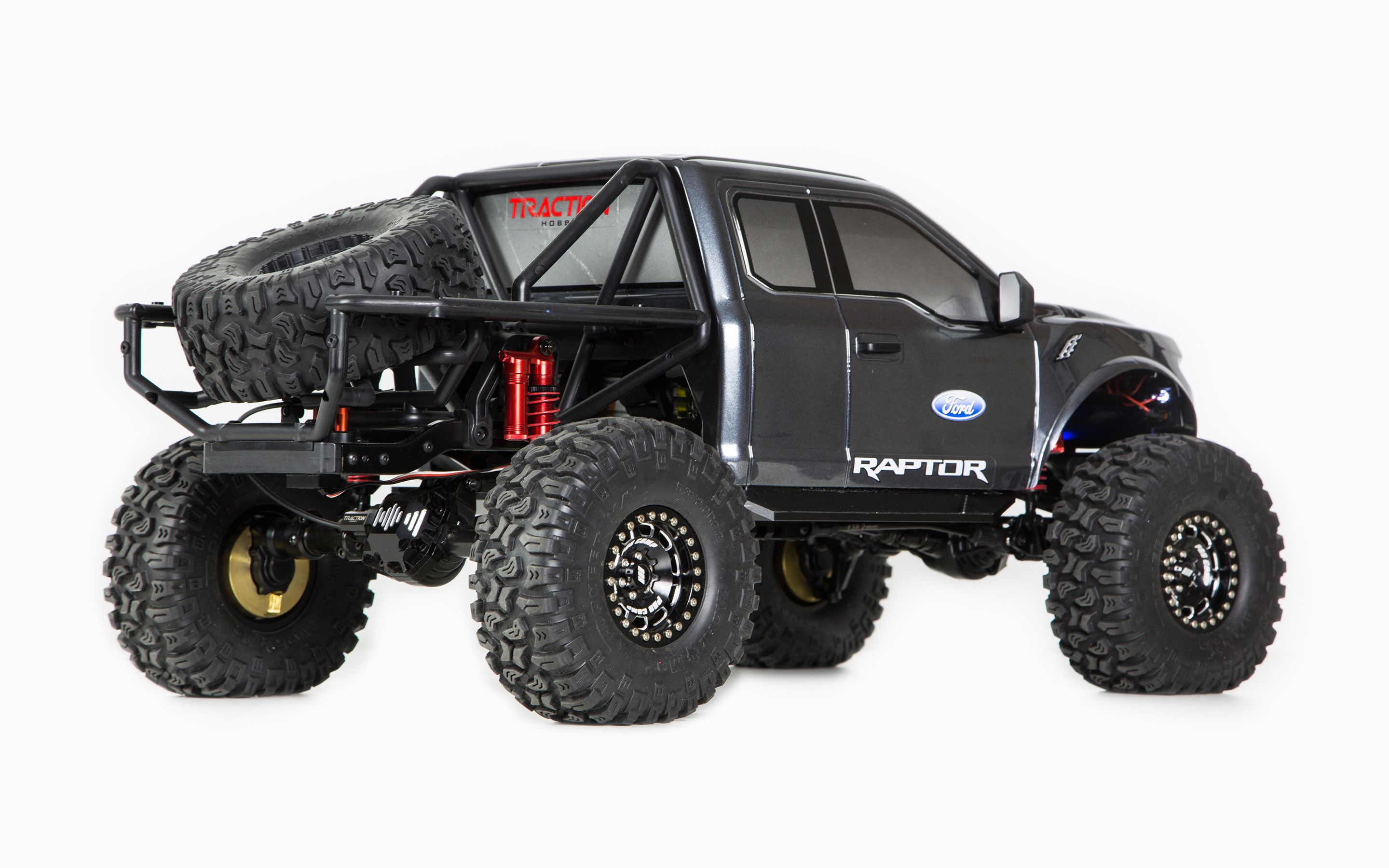 雷神tractionf150km3pro遥控攀爬车门门桥差速锁高车模