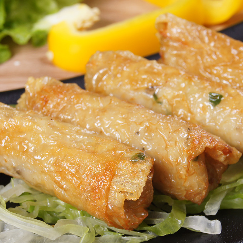 昱品府城虾卷台湾菜品油炸小吃半成品腐皮鲜虾卷虾类制品