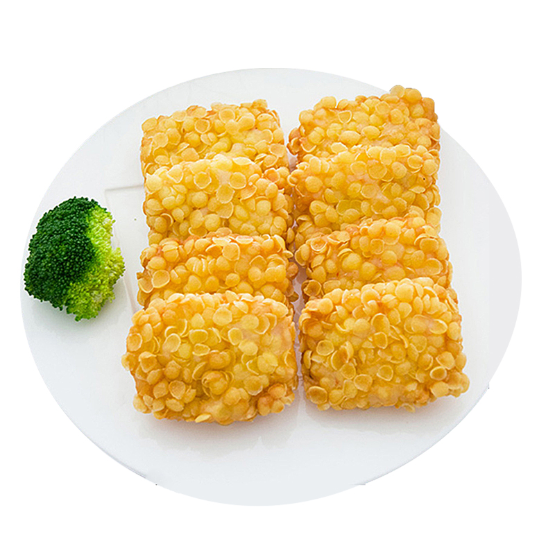 虾饼酥脆10个黄金虾堡雪花花虾油炸虾肉小吃西式糕点