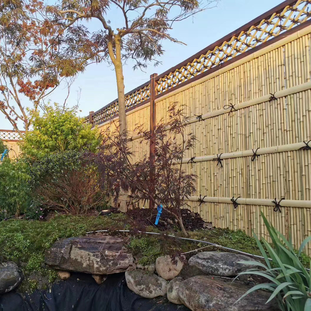 栅栏围栏室外日式庭院花园篱笆围墙护栏隔断大型篱笆