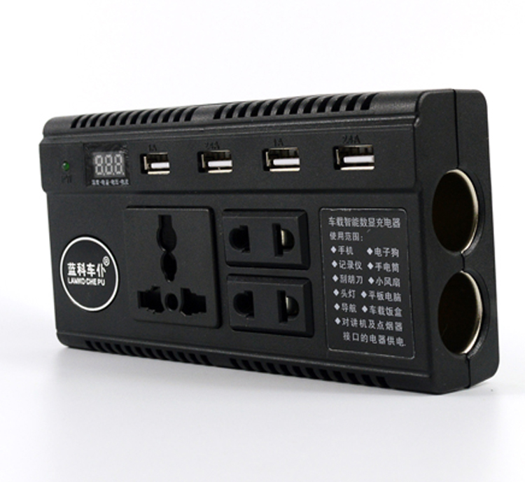 车载逆变器插座12v24v转220v电源转换器多功能货车汽车通用充电器