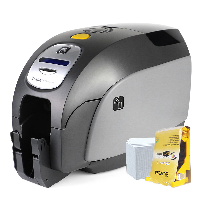 会员卡打印机斑马工作证卡门会员制卡机门禁健康证zebra家用标签机