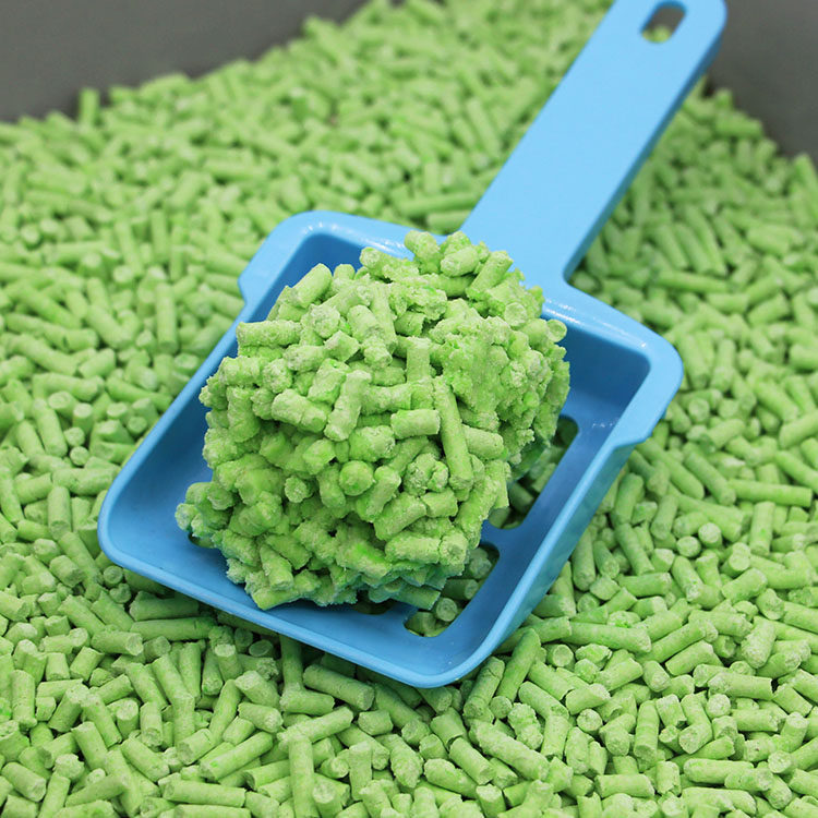 处理植物颗粒除臭猫猫猫砂成蓝灵包植物62l豆腐猫砂