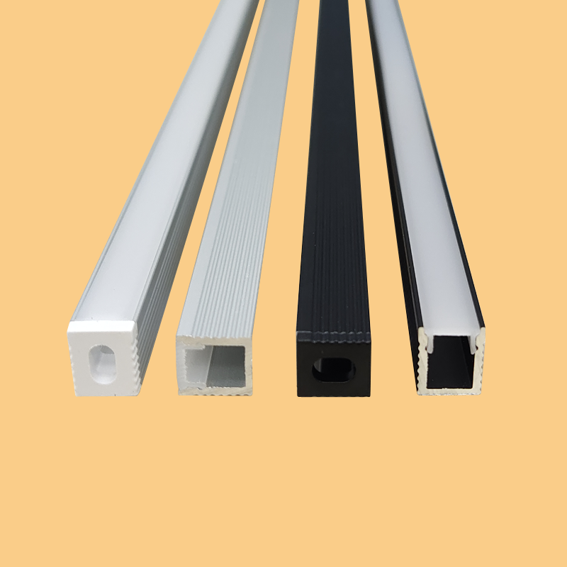 橱柜灯led线条灯铝合金u型灯槽灯带铝槽灯条8x9mm灯罩外壳明暗装