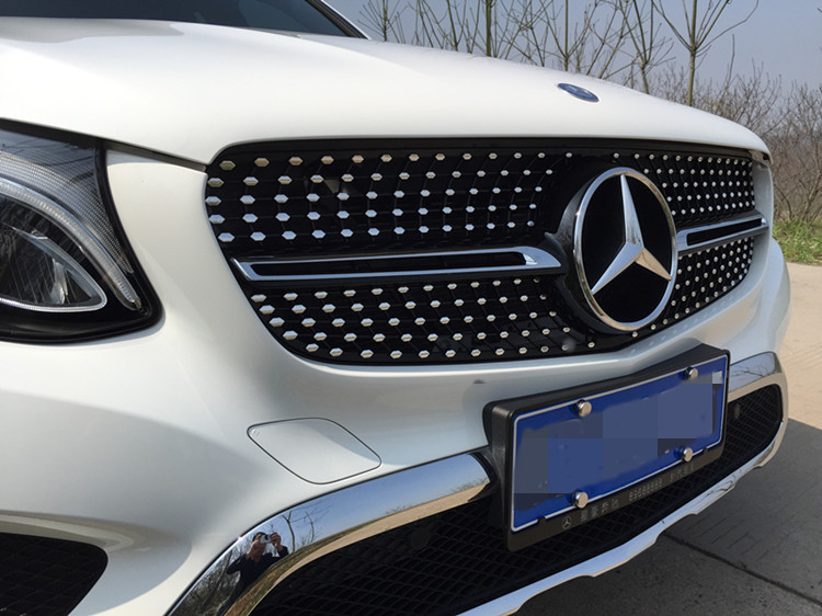 专用于奔驰glc满天星中网glc260l200l300l钻石中网glc改