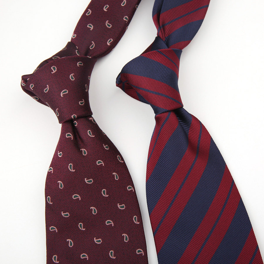 红色时尚结婚领带男正商务新郎伴郎婚礼职业领带