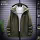 Spring coat men middle-aged father fitted hooded casual jacket Spring and Autumn clothing new windbreaker jacket 2020 Spring coat men middle-aged father fitted hooded casual jacket Spring and Autumn clothing new windbreaker jacket 2020