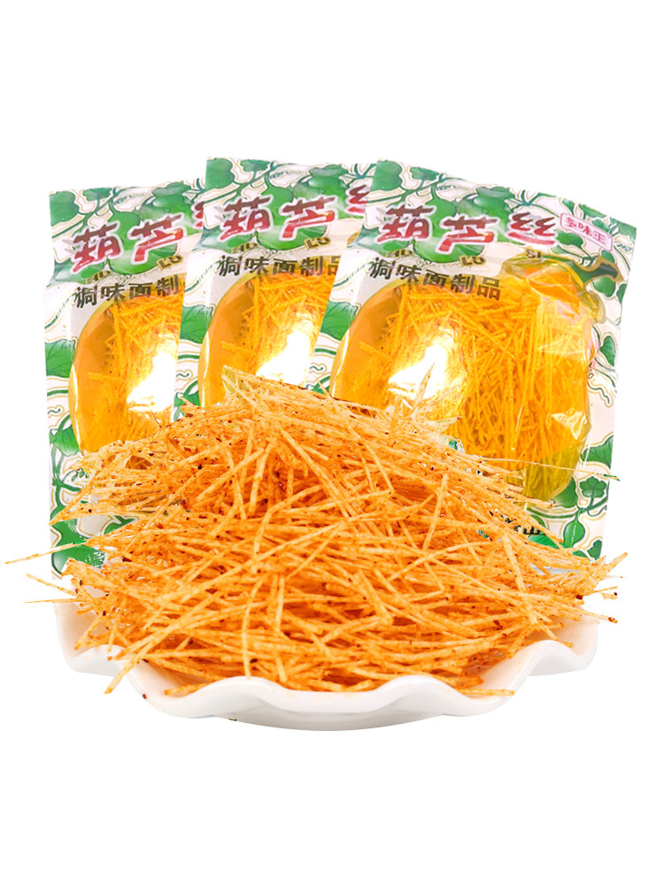 葫芦丝辣条辣丝8090怀旧小时候零食5毛小卖部儿时面筋制品