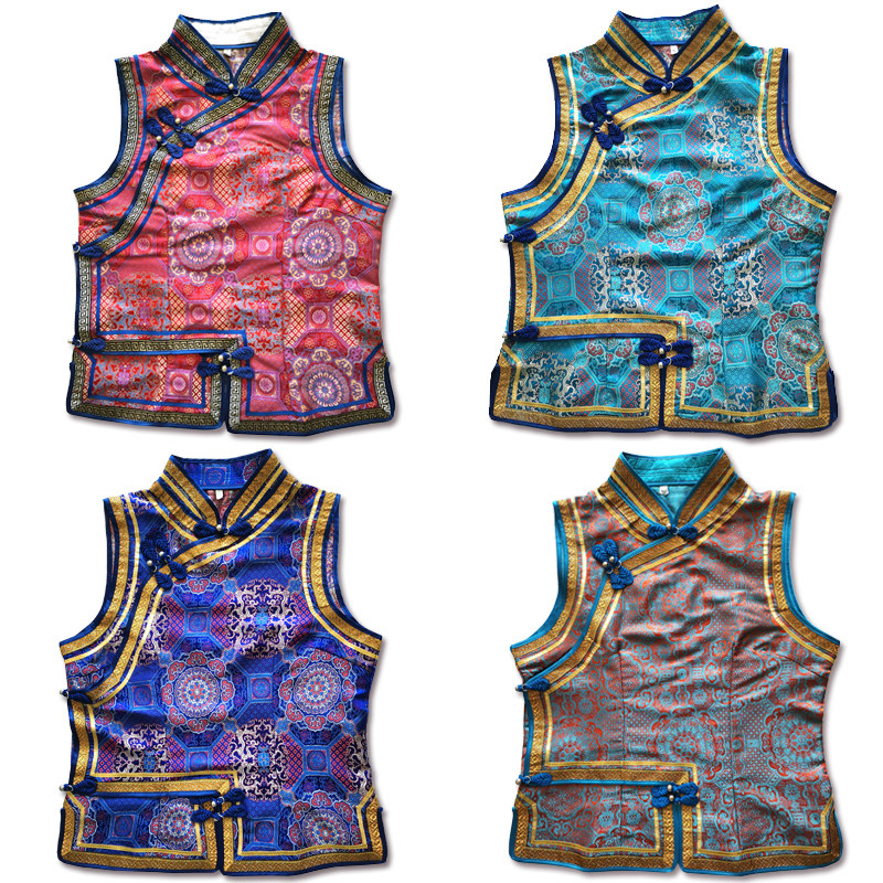 蒙古女士蒙古马马甲新款服装日常现代百搭蒙族马夹