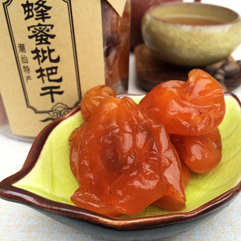 潮茂蜂蜜枇杷干500g潮汕特产蜜饯凉果脯果肉原香清甜手信零食品