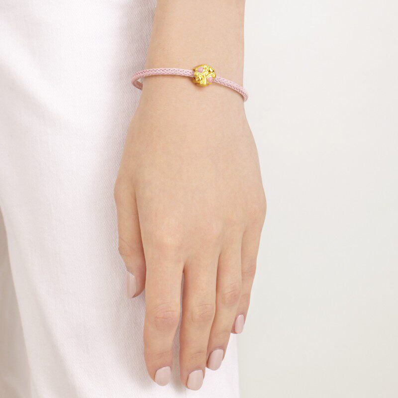 周生生charme爱情童话系列爱情树黄金转运珠串串珠定价路路通