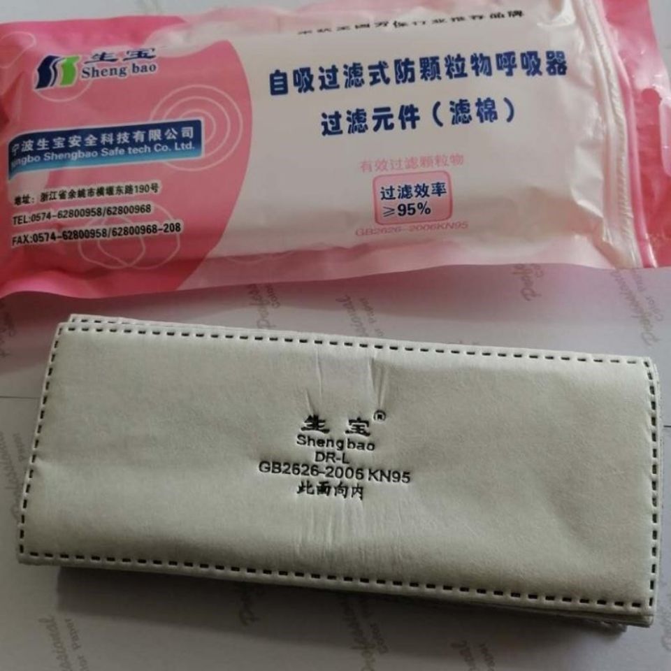 过滤防尘口罩3002kn95活性炭滤纸电焊防烟烟尘口罩