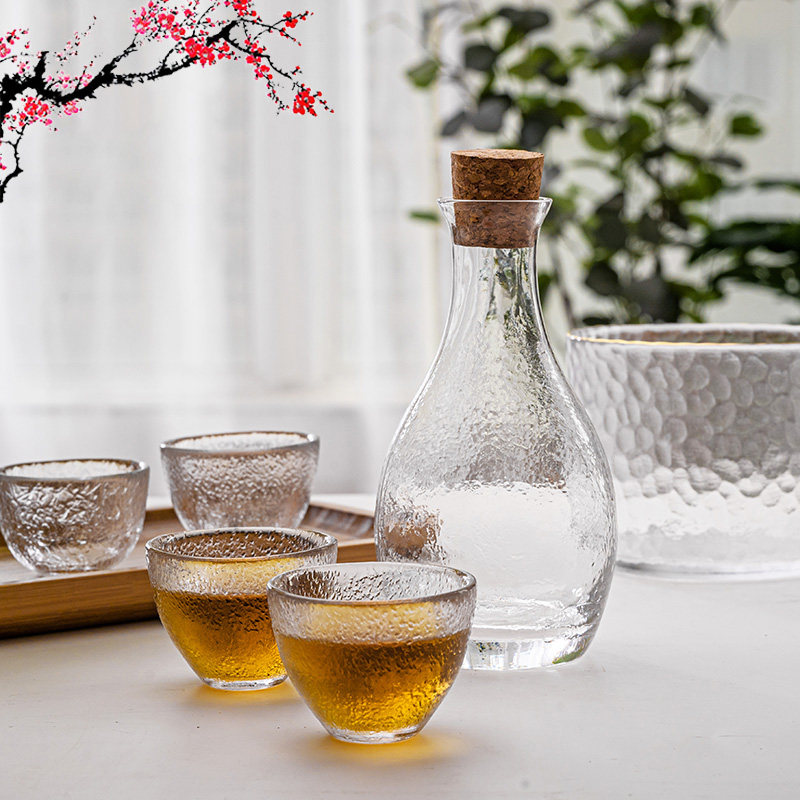 酒杯日式小酒透明玻璃清酒酒壶套装装小杯子清酒杯