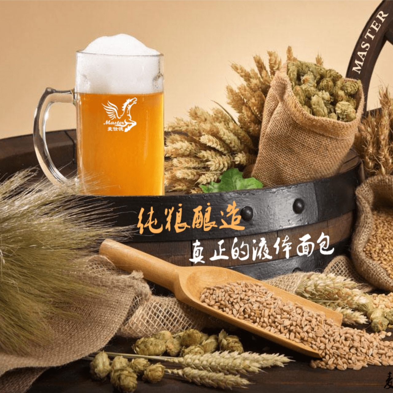 麦仕德精啤酒德式小麦500ml瓶装12瓶啤酒