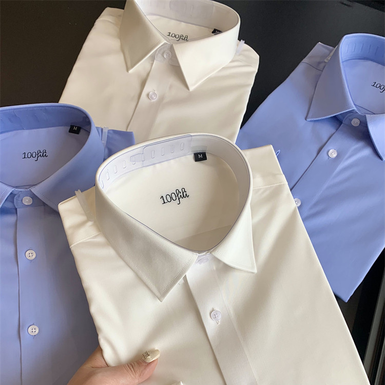 高端奢级！4K级！春夏纯棉男士时尚商务休闲百搭长袖白衬衫衬衣潮