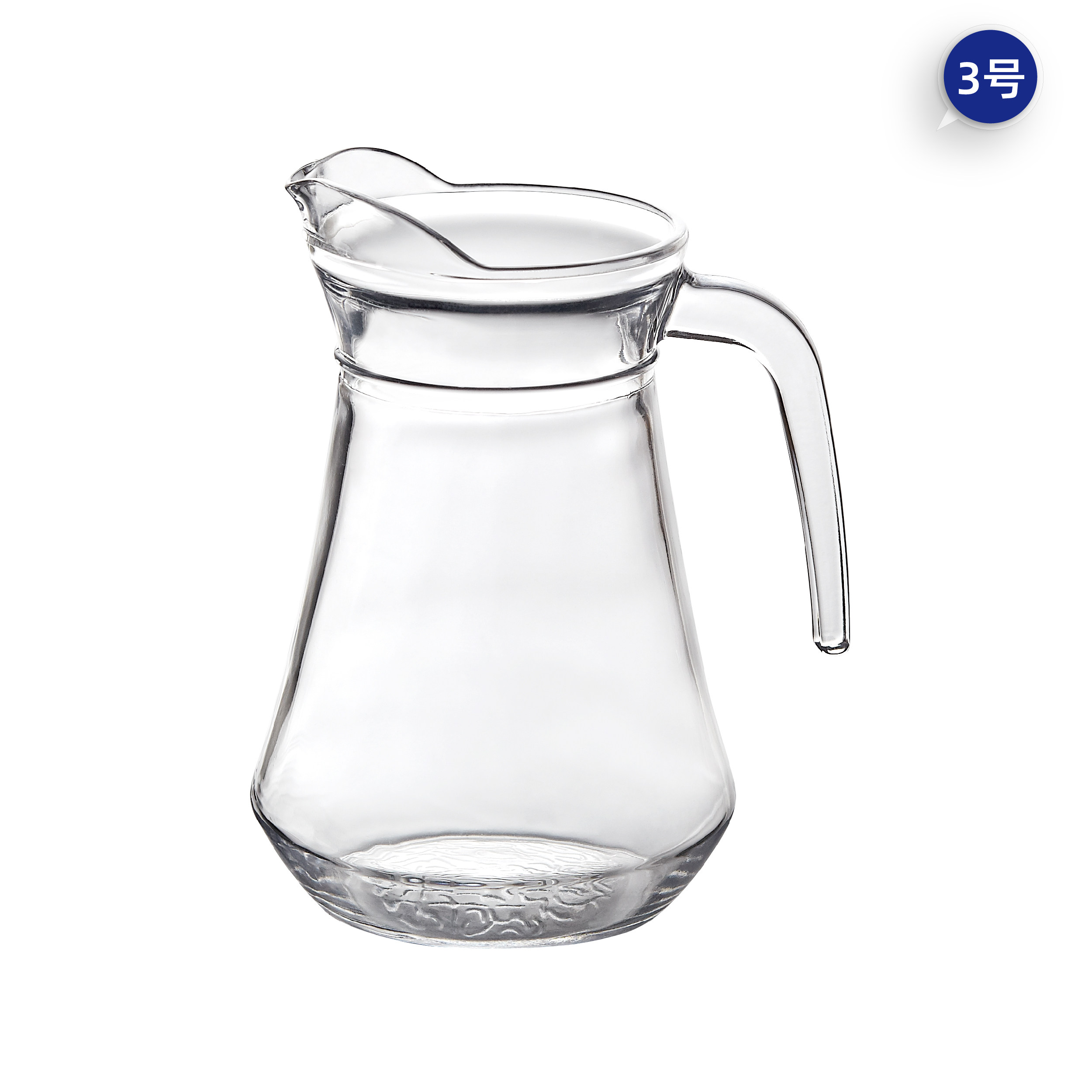 批 发鸭嘴玻璃壶扎果汁泡茶加厚透明餐厅饭店不能倒开水带盖凉把