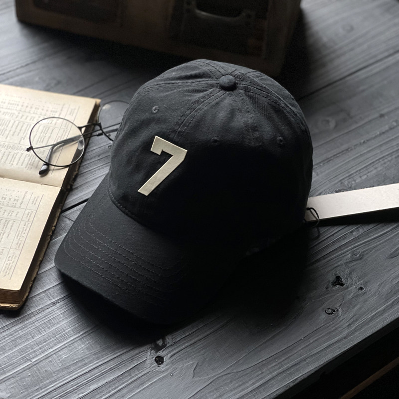 fog主线数字软顶棒球帽男女潮牌上帝灰色fg帽子