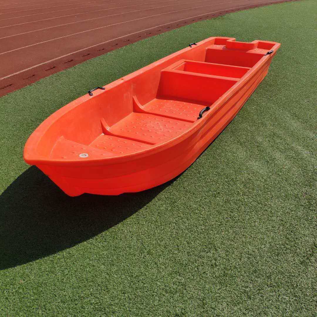 塑料渔船捕鱼小船塑胶加厚pe冲锋钓鱼船下皮划艇充气艇