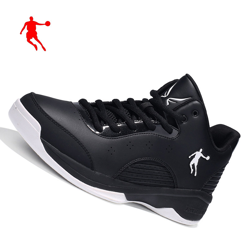 球鞋乔丹实战低帮篮男士黑色运动鞋后卫正品透气篮球鞋
