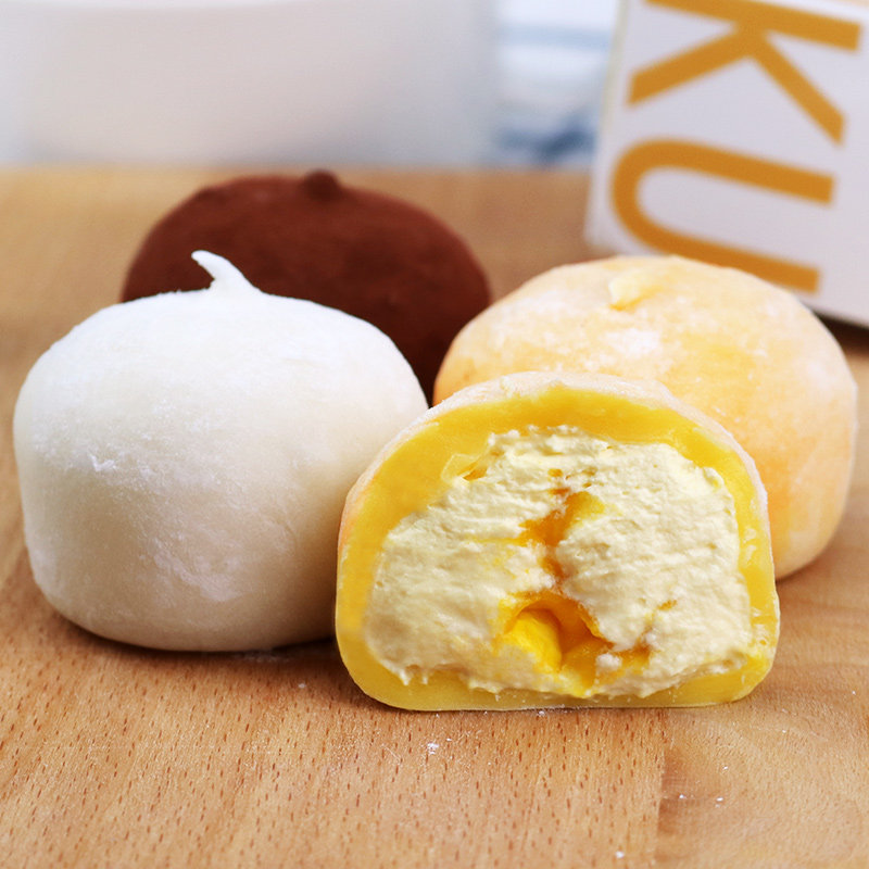 雪媚娘裕和慕斯大福甜品组合装提拉米苏榴莲芒果抹茶红豆锁鲜糕点