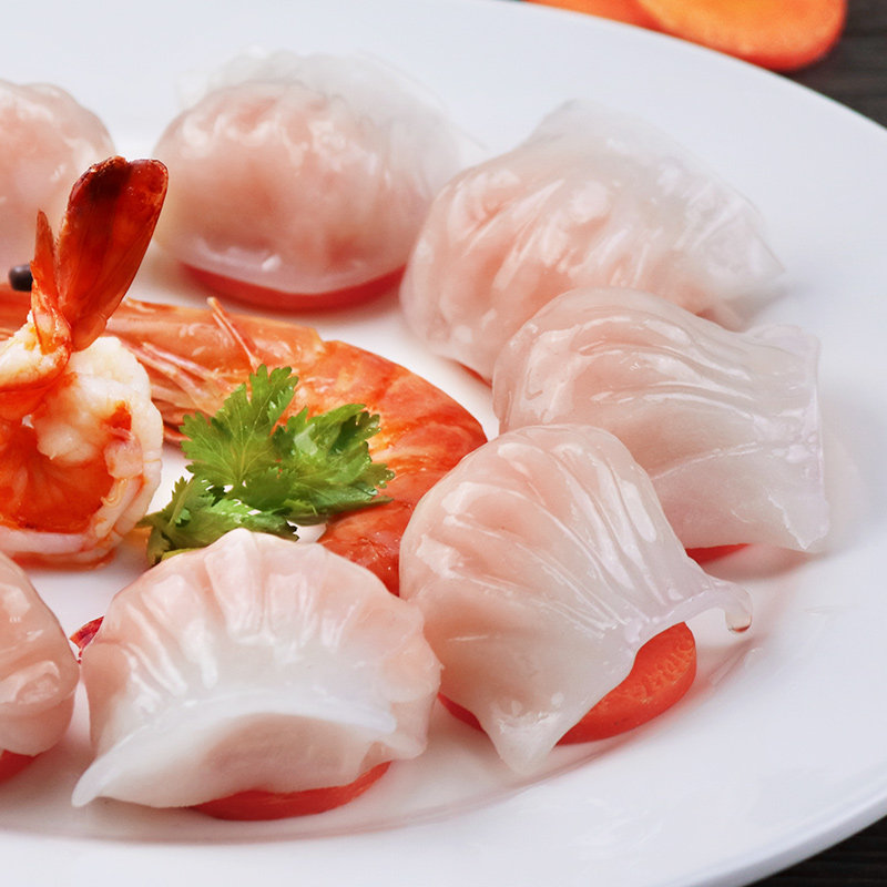 虾饺水晶1000g40只港式广东速冻饺子虾饺包虾类制品