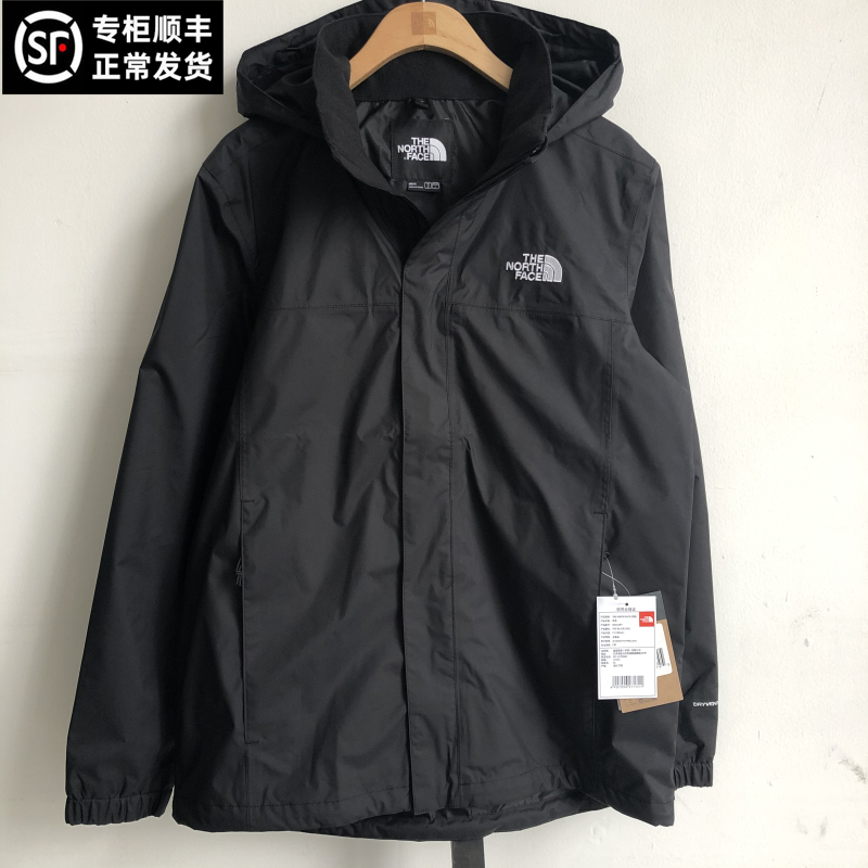 TheNorthFace北面23春季新款防风防水男女外套户外单层冲锋衣7WCU
