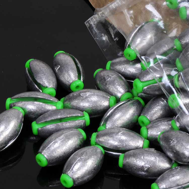 铅坠日式开口通心快速铅不伤线钓鱼筏竿筏钓铅坠