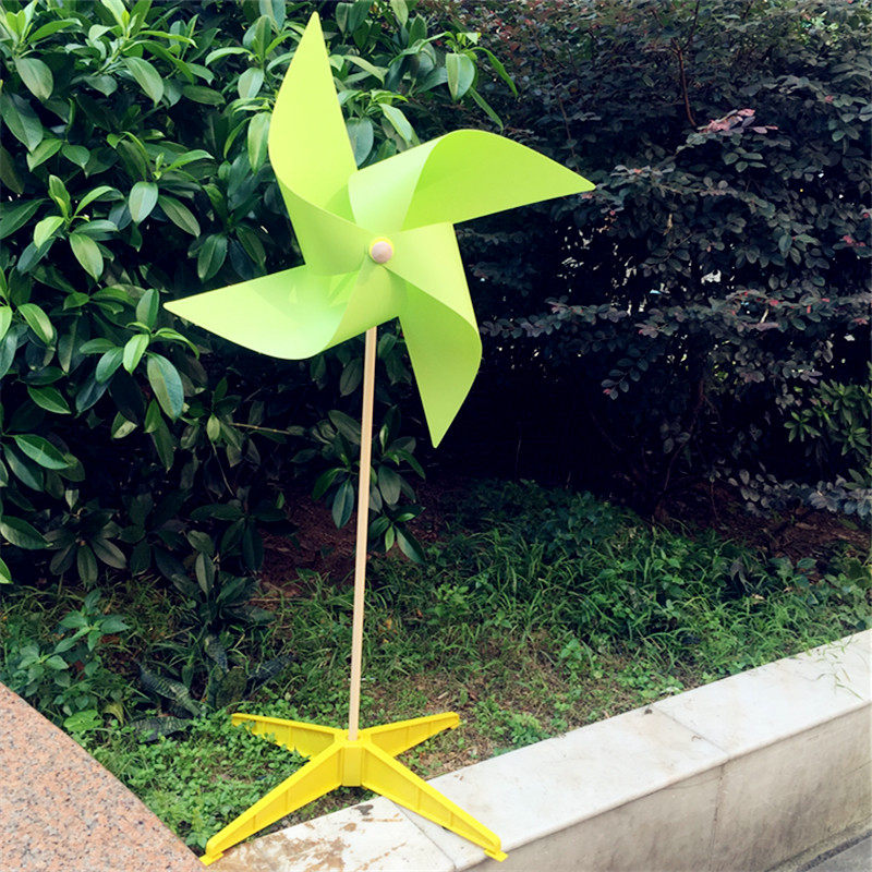 新鸿63cm四角大风车拍摄舞台道具专柜摆设婚礼风车