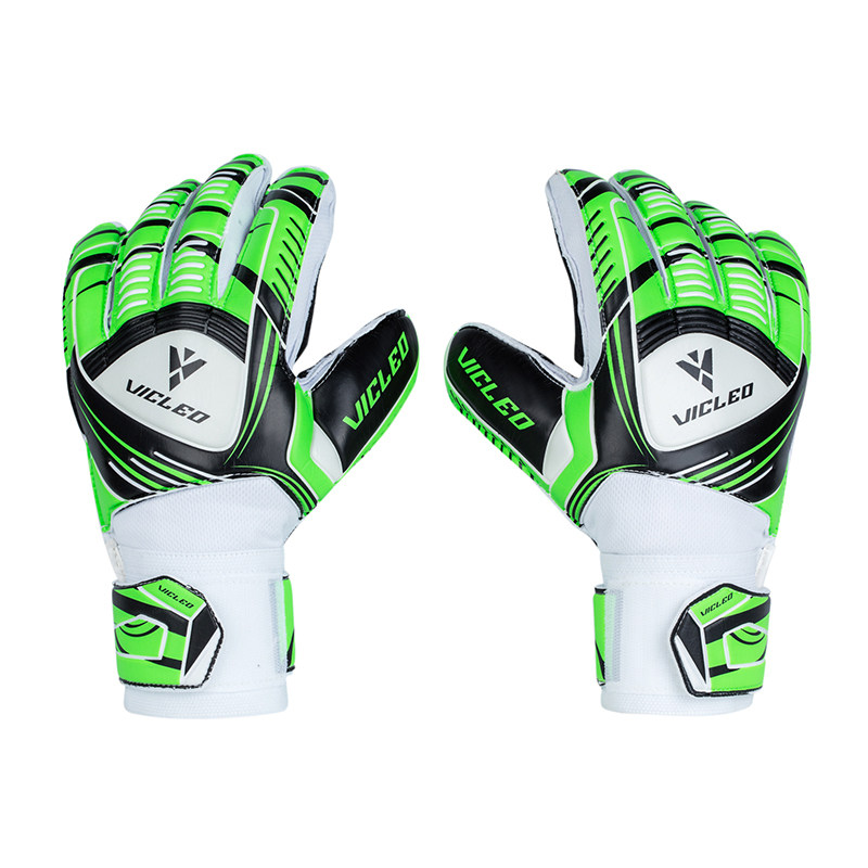 vicleo守门员手套足球门将专业护腕护指儿童中学守门员手套