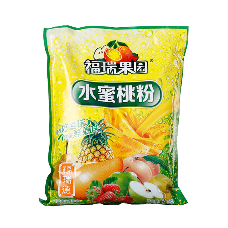 福瑞果园水蜜桃粉1000g20包整箱饮料冲剂速溶果汁粉冲饮饮料包邮