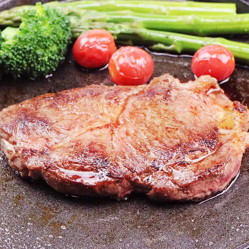 松洋西冷牛排200克送酱料清真牛排西餐厅冷冻新鲜牛扒/整件更优惠