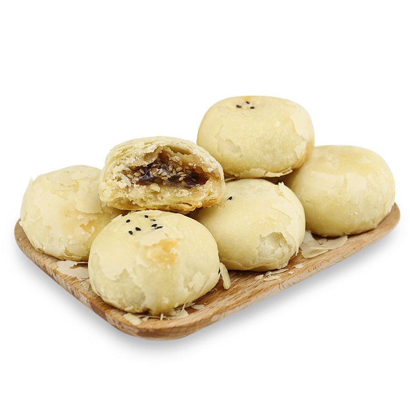 新密特产河南正宗大隗荷叶饼甜不腻休闲点心传统中式糕点