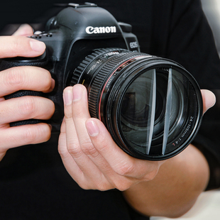 摄影前景虚化双半月屈光镜特效滤镜镜头光晕棱镜单反配件柔焦镜 - 爱