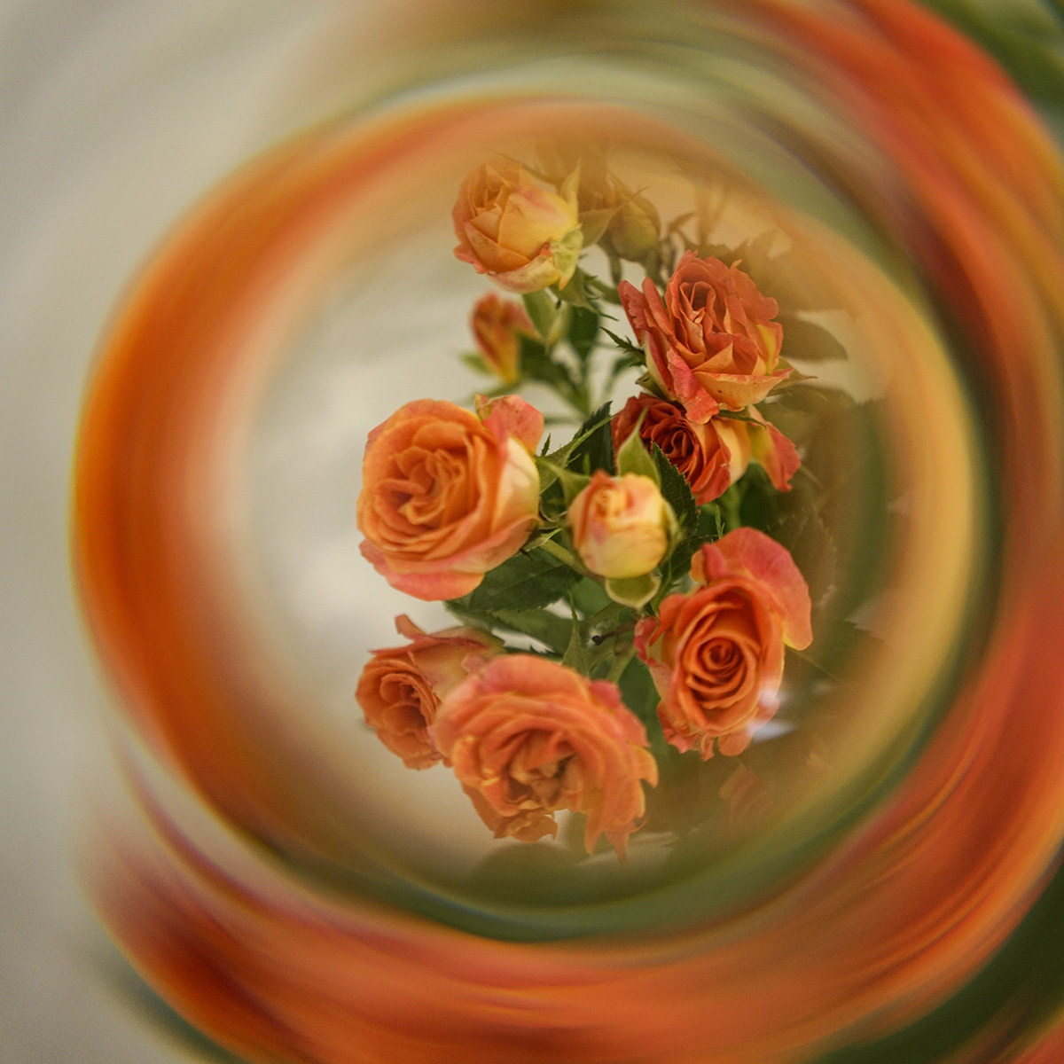 摄影前景虚化道具旋涡黑洞万花筒玻璃棱镜手机滤镜