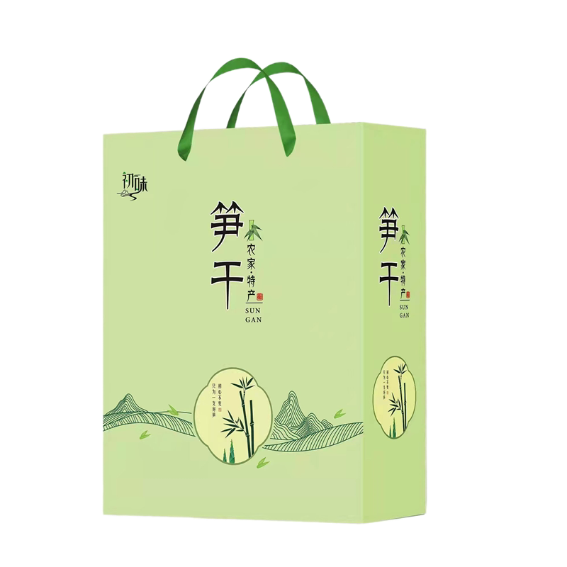 笋干特硬特厚通用全国包装袋礼盒石笋干4斤3斤礼品盒