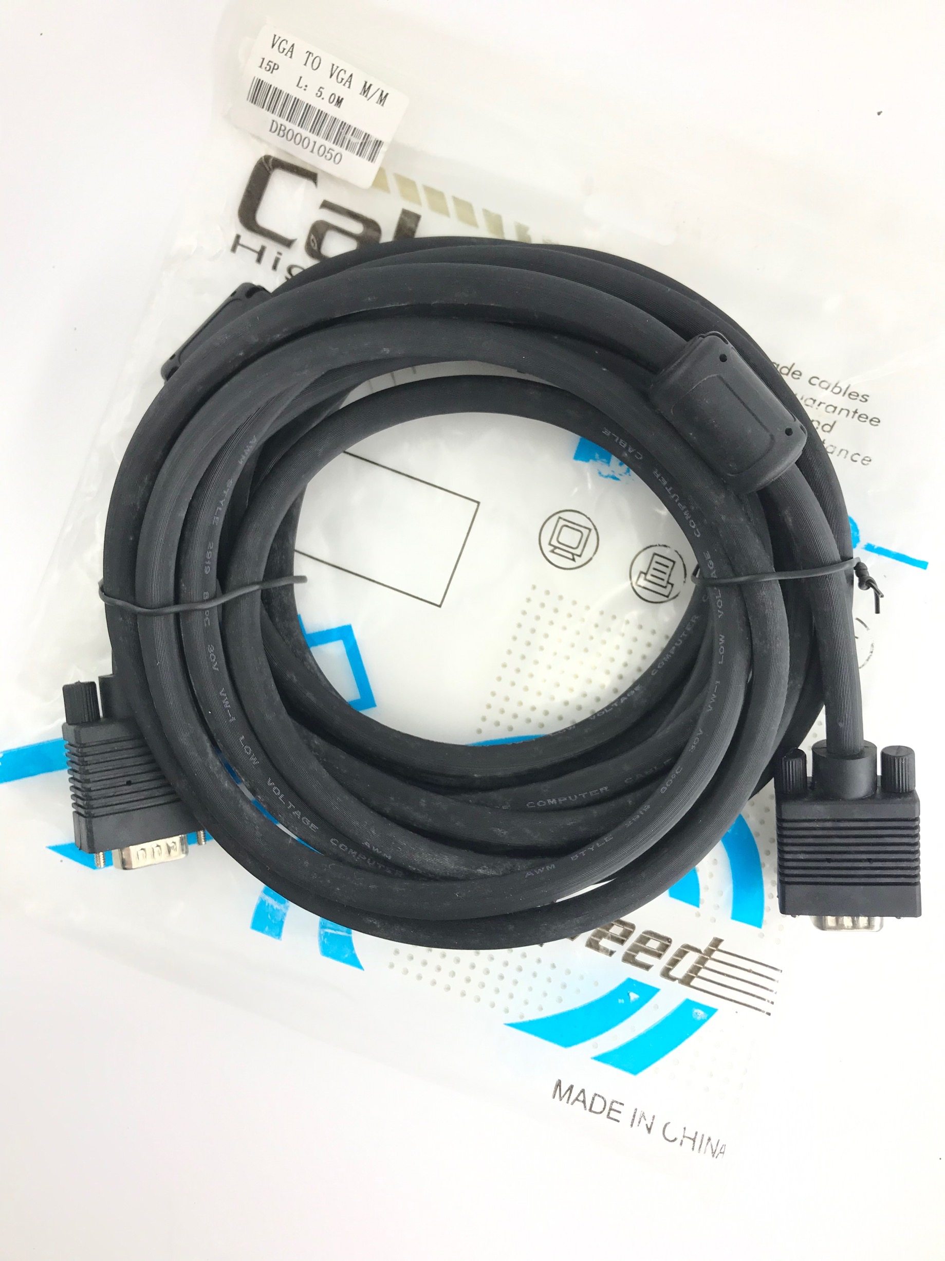 vga数据线dsub电脑显示器15针视频笔记本投影仪连接线电源线