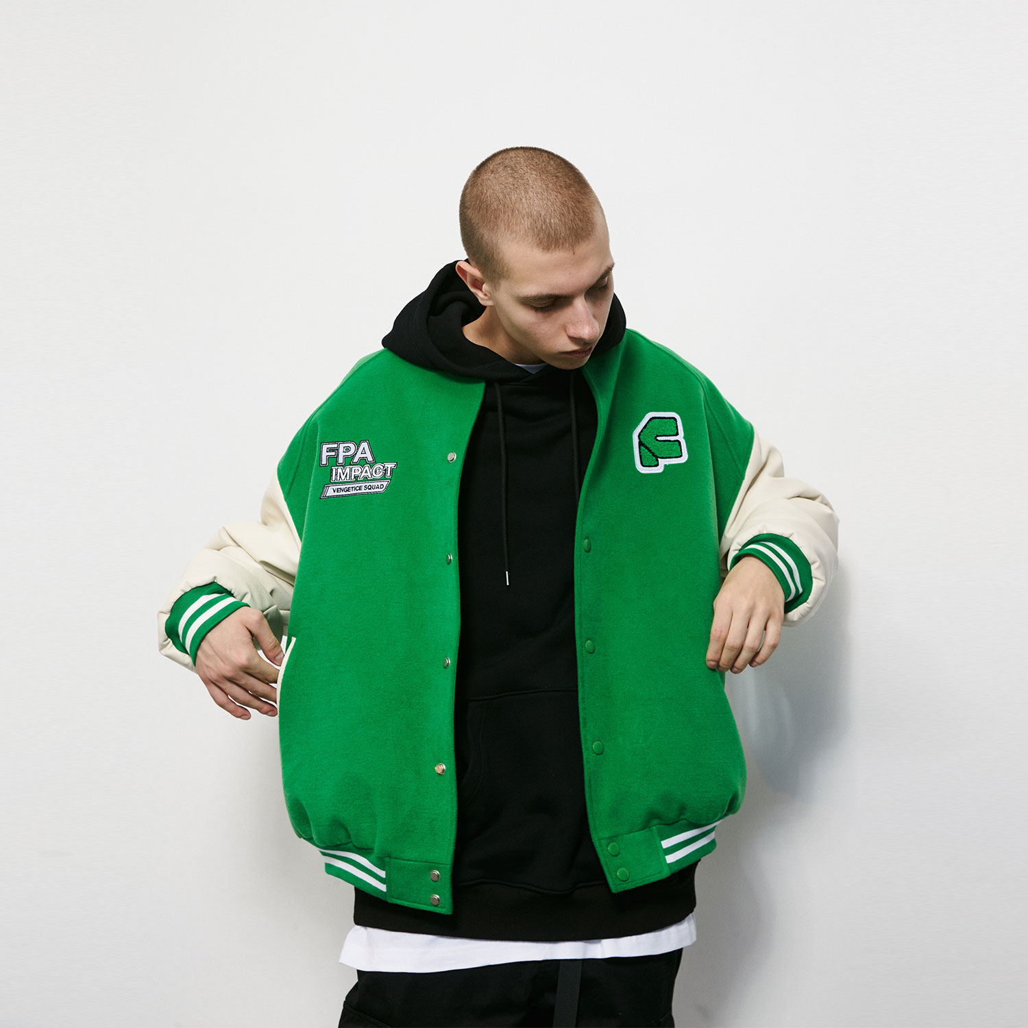 fpa潮牌外套新款2021秋季春秋宽松夹克棒球夹克