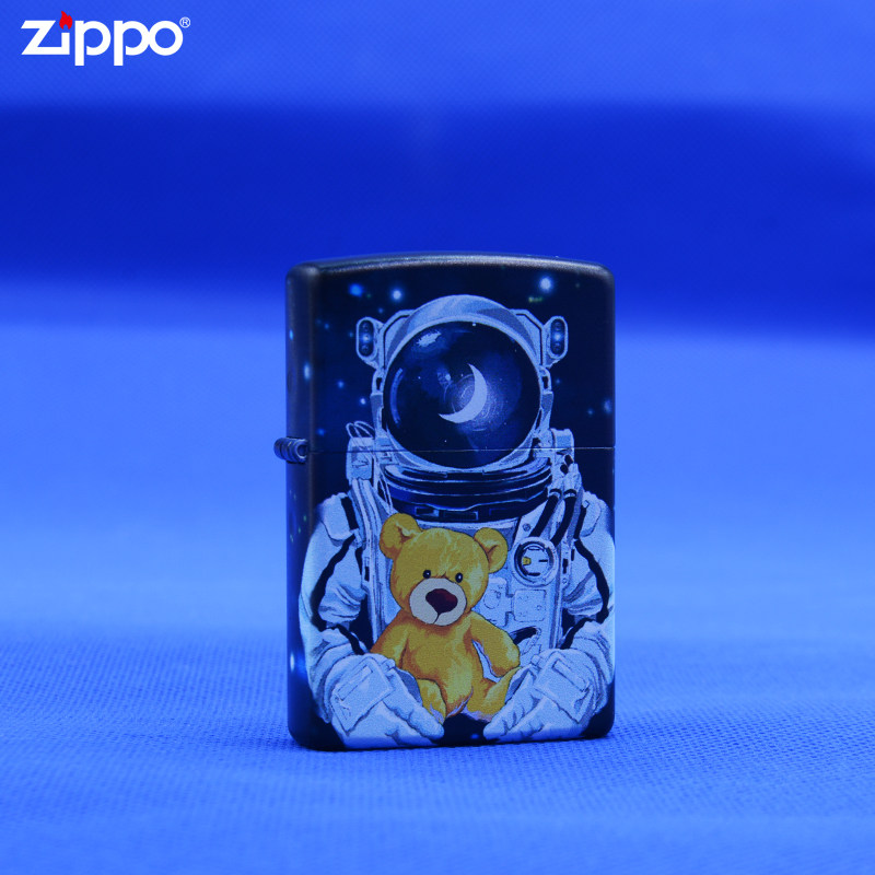 打火机zippo原装正版彩印阿波罗男士定制宇航员个性zippo