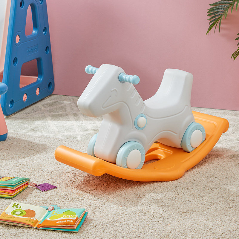 儿童木马骑摇摇马车宝宝玩具椅子1-3周岁幼儿园六一礼物两用包邮
