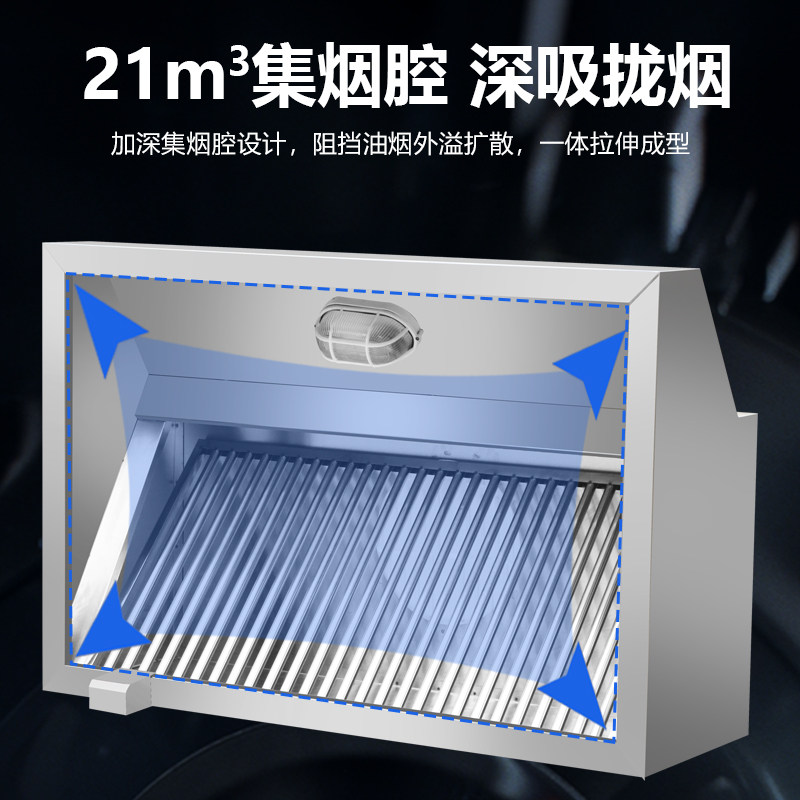 不锈钢油烟饭店餐饮食堂商用大吸力抽油烟机排烟风机其他商用厨电