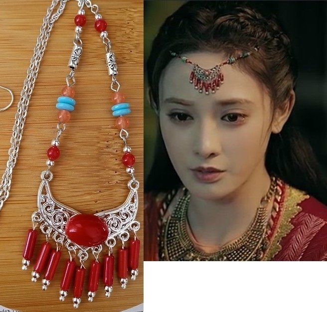 东宫小枫款额饰红眉间眉心九公主古装头饰中国发饰