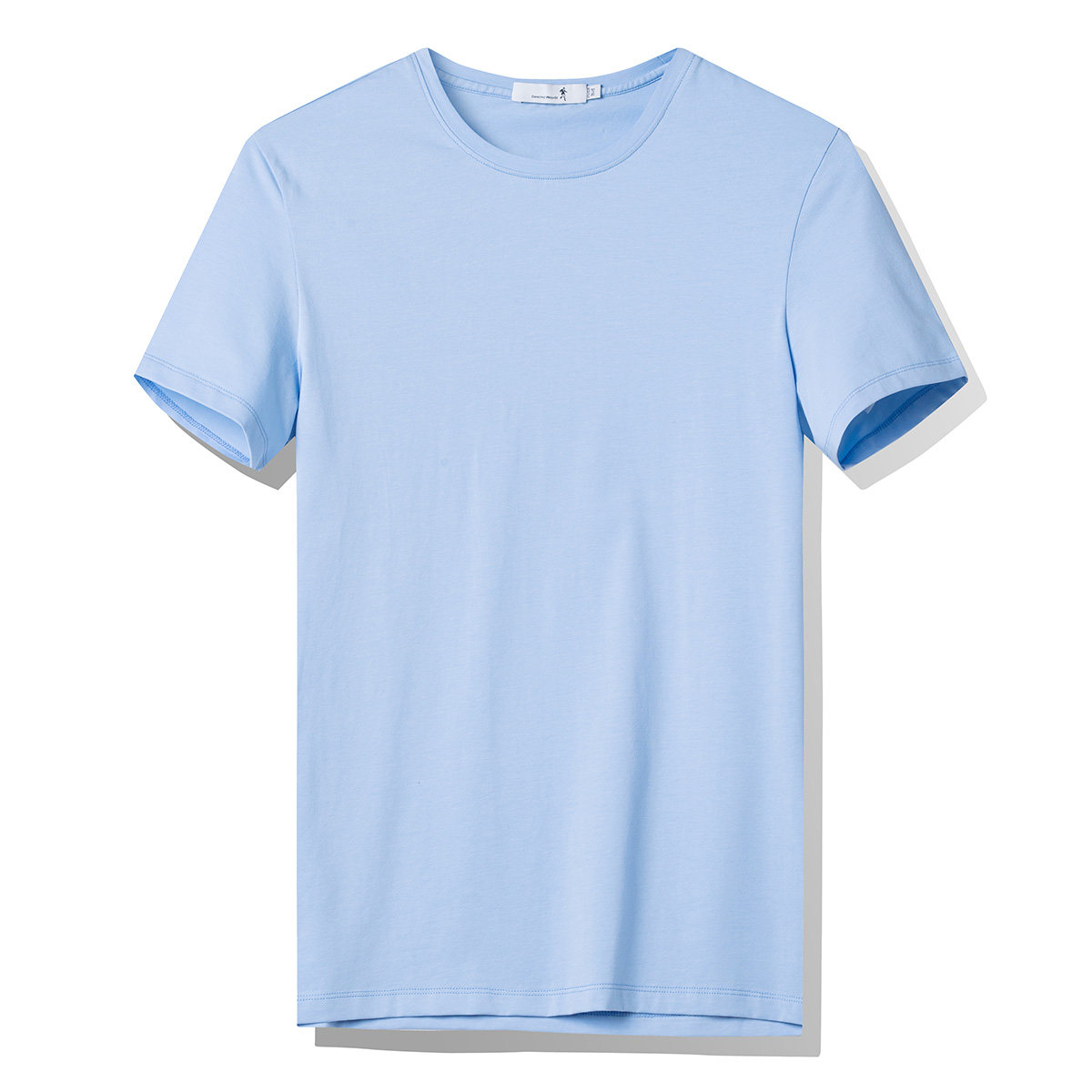 与狼共舞短袖t恤男潮流2018夏季新款男装白色圆领纯色男士体恤衫