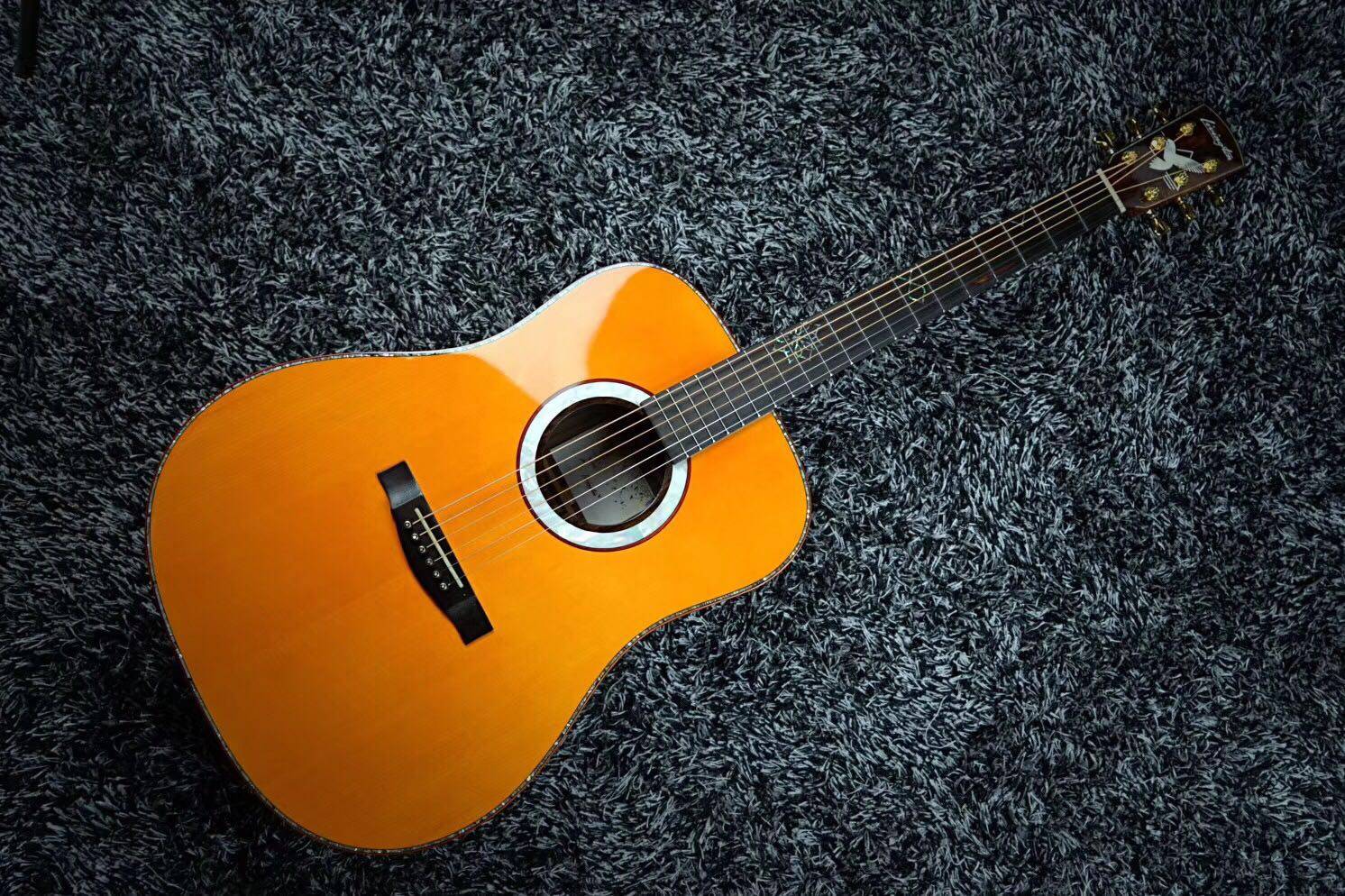 利威斯顿livingston新款全单蜂鸟系列ga270sd270s箱包吉他民谣吉他