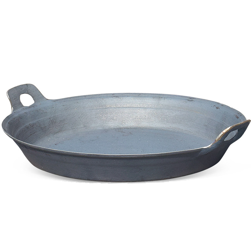 平底锅煎锅烙饼传统生铁老式家用加厚燃气灶适用煎锅