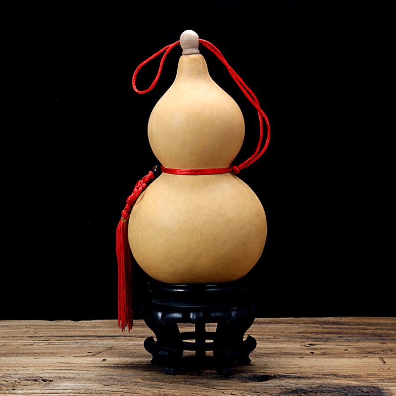 御如意开口葫芦天然葫芦挂件摆件家居卧室床头办公室门店壁挂饰品