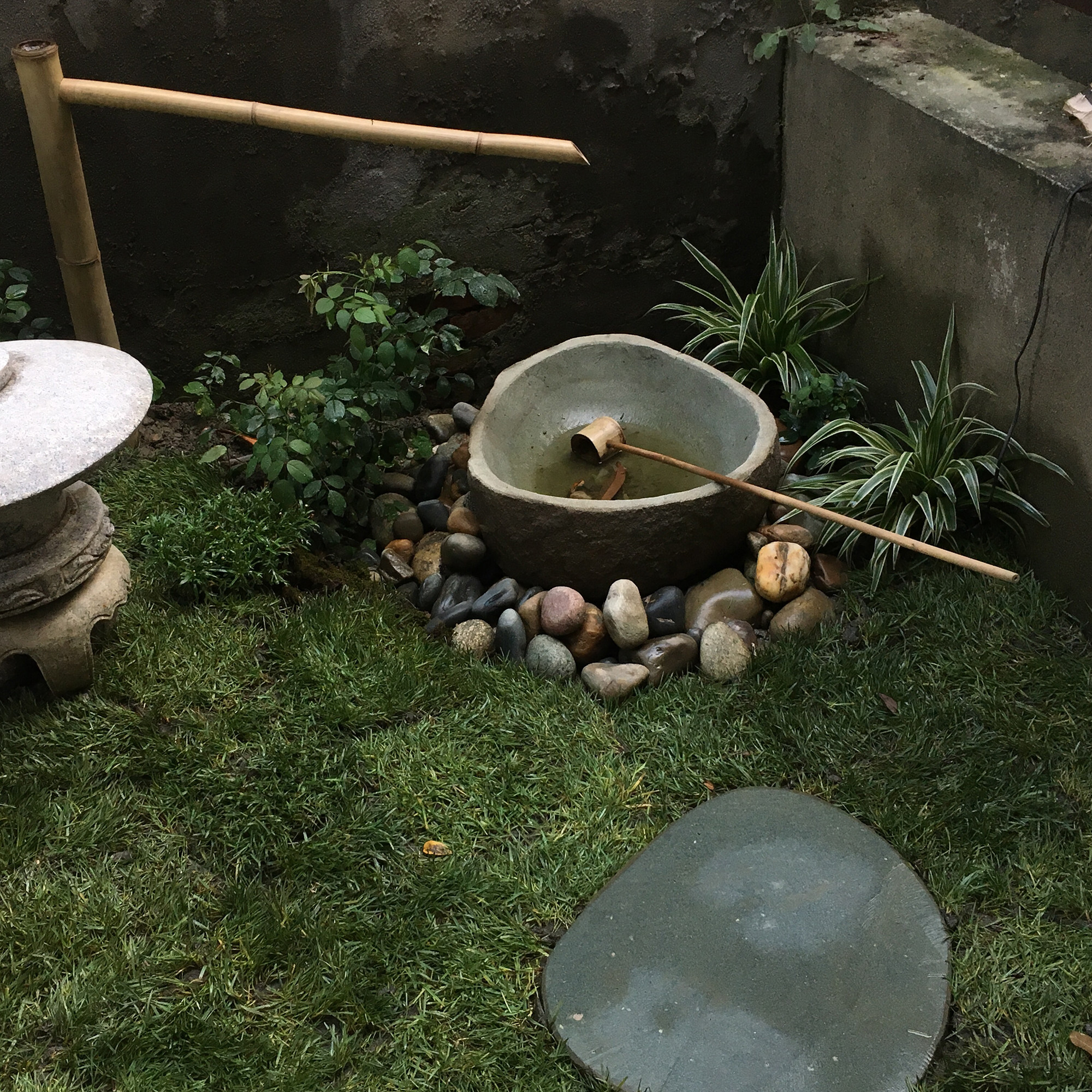 装饰日式式禅意流水摆件手工竹竿户外水景喷泉摆件